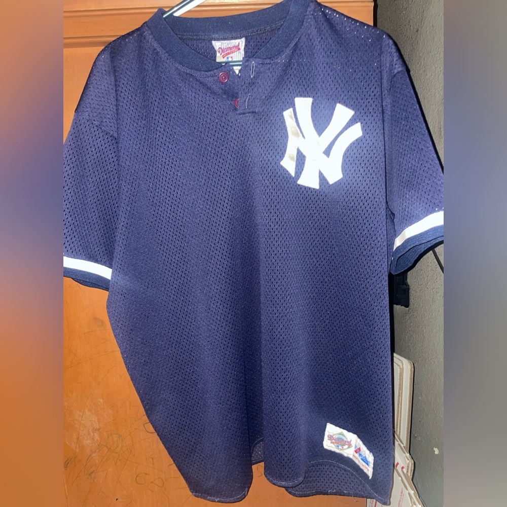 New York Yankees 90s Throwback Diamond Collection Jersey MLB Yankees Gear